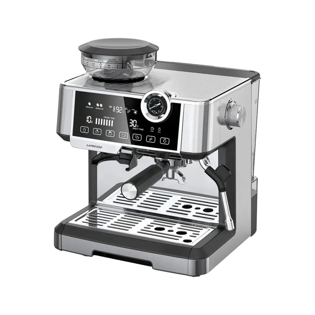 Lepresso Dual Boiler Espresso Machine, Silver