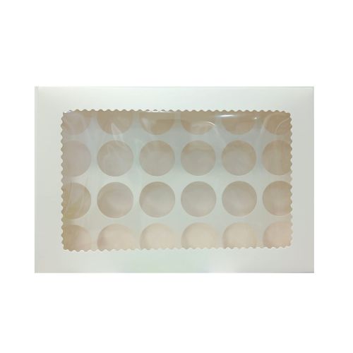 6pcs 24-Cupcake Paper Box with Window